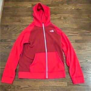 North Face fleece hoodie